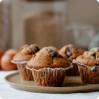Muffin de Banana e Aveia